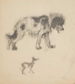 Набросок иллюстрации к стихотворению С. Маршака «Багаж»