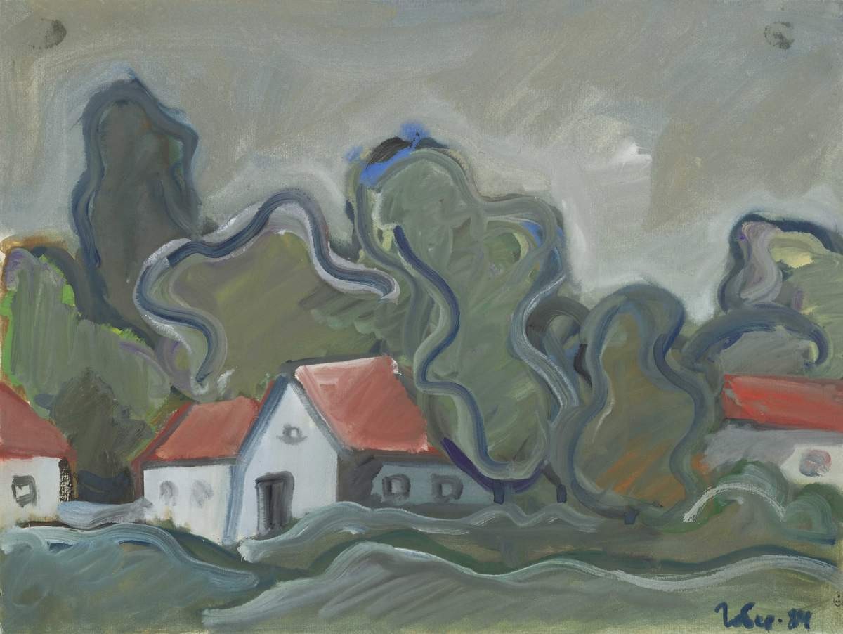 Дома среди буйной зелени, David Noyevich Goberman, 1984