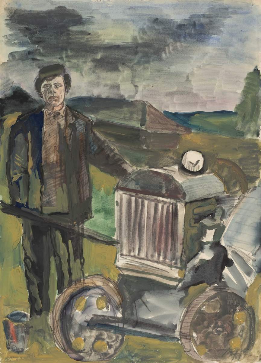 Тракторист, David Efimovich Zagoskin, 1930s