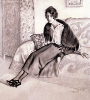 Portrait of O. Myasoyedova