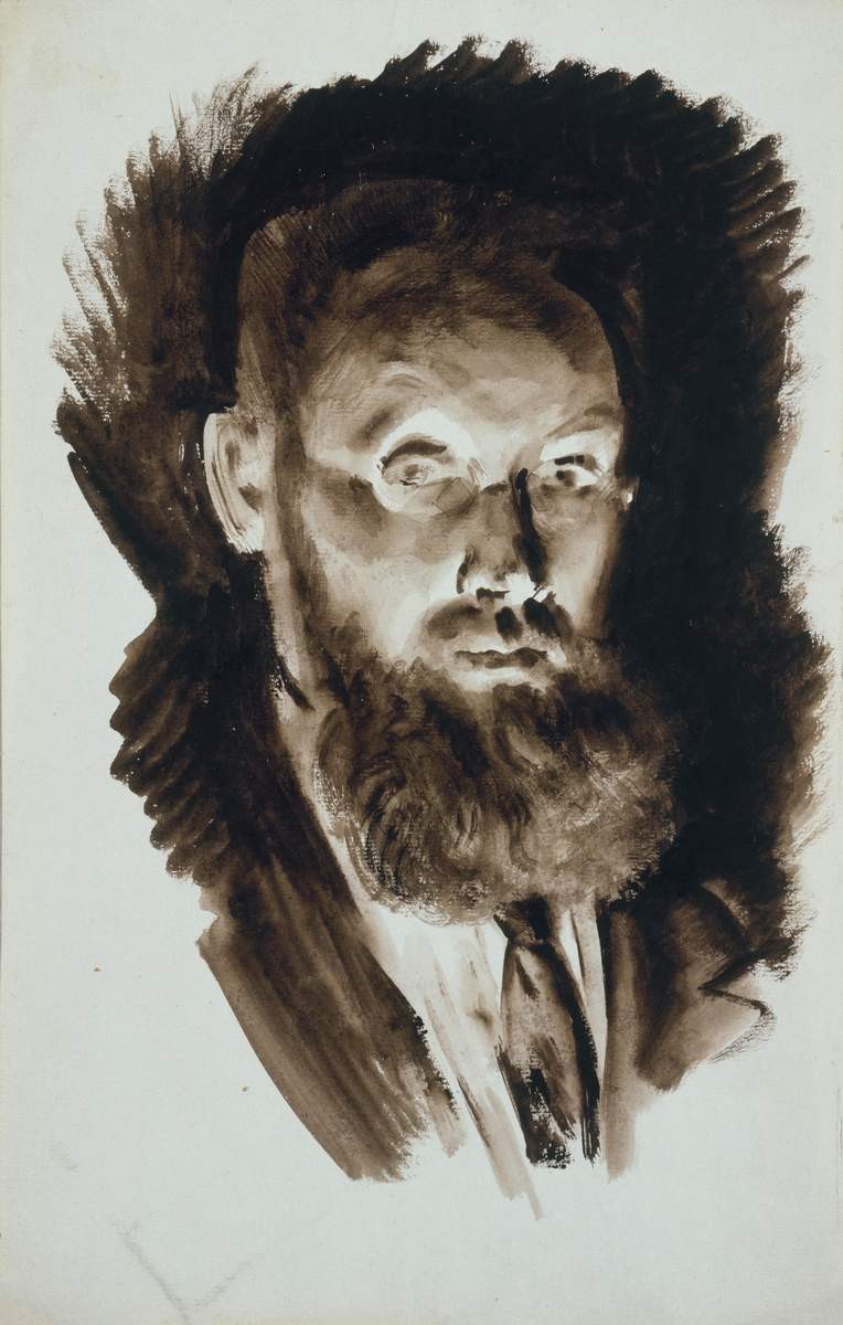 Автопортрет, Nikolay Tyrsa, 1928