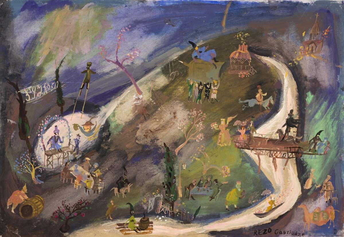 Юбилей Пушкина в Тифлисе, Revaz Gabriadze, 1988