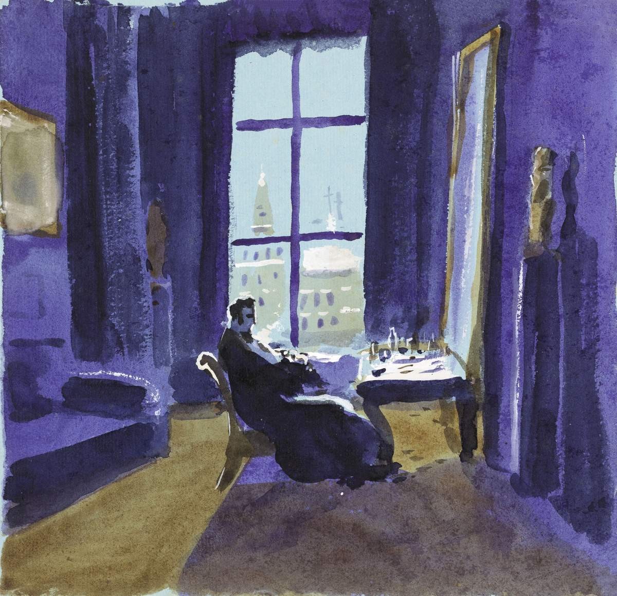 Онегин дома, Nikolay Lapshin, 1939