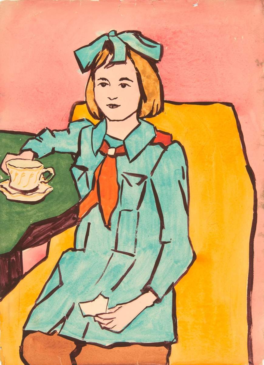 Пионерка, Boris Nicolaevich Ermolaev, c. 1940