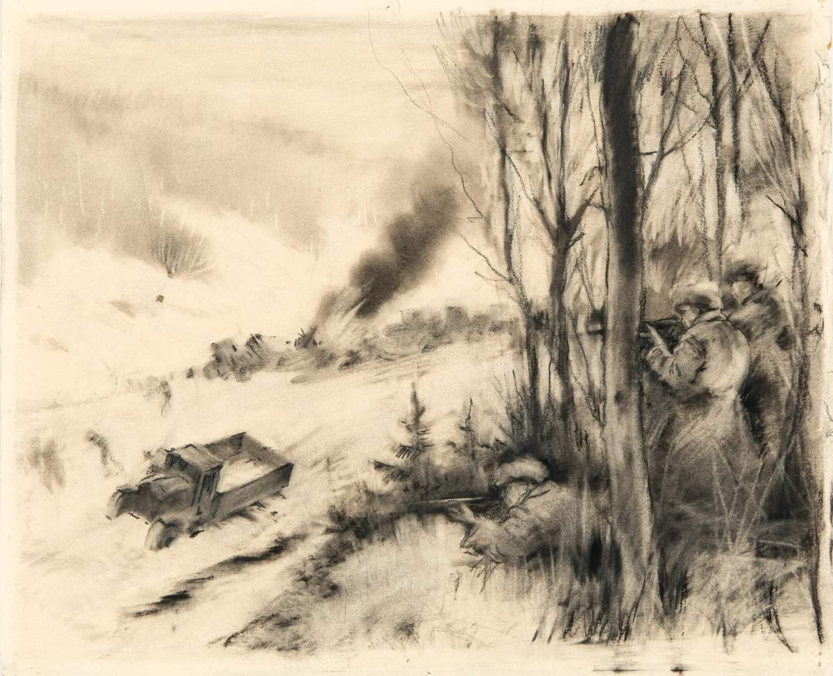 Взрыв, Eugene Belukha, 1942
