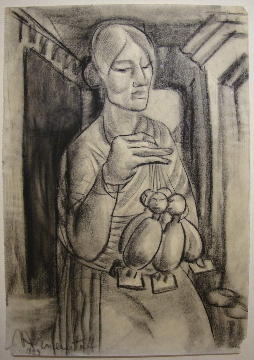 Продавщица игрушек, Victor Arnautoff, 1929