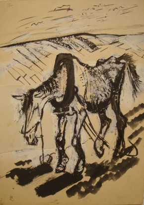 «Коняга». Иллюстрация к сказке М.Е. Салтыкова-Щедрина