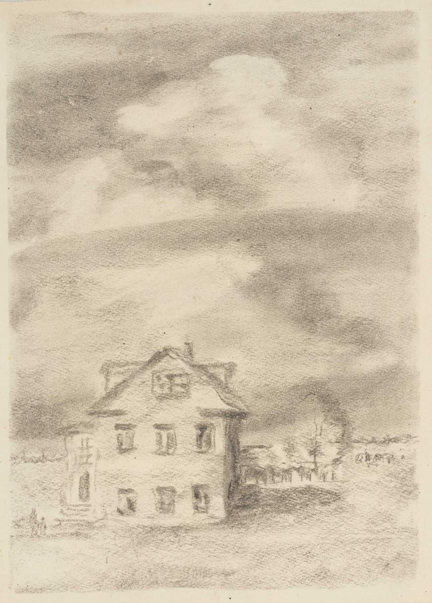 Рогачев. Небо, Anatoli Lvovich Kaplan, 1948