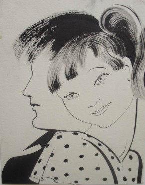 Е.Л. Шварц. «Повесть о молодых супругах». Рисунок к спектаклю