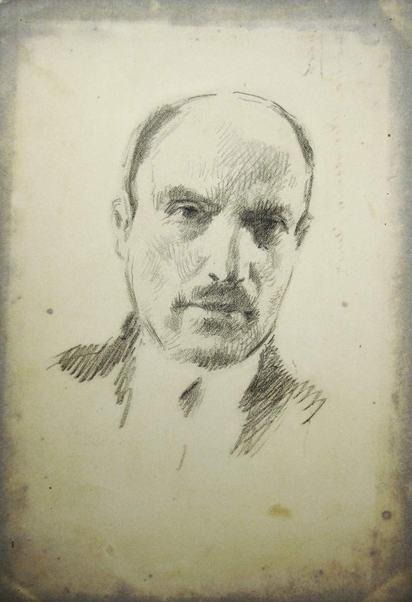 Автопортрет, Eugene Lanceray, 1937