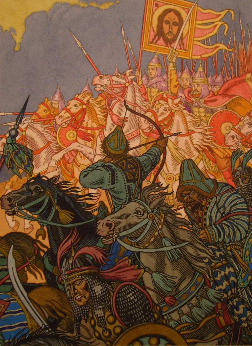 Куликовская битва, Ivan Bilibin, 1932