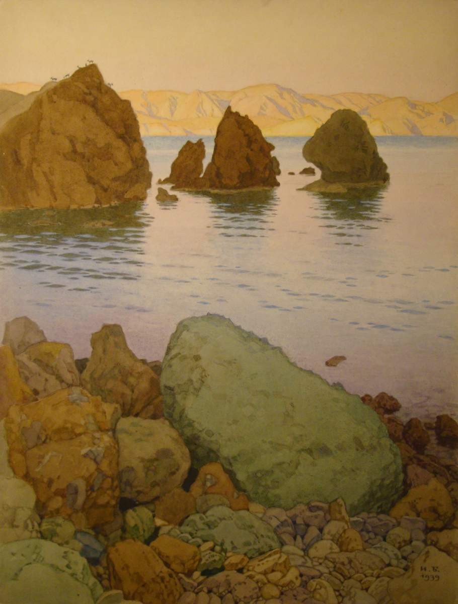 Крым. Kоктебель, Ivan Bilibin, 1939