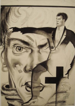 Фронтиспис к книге Синклера Льюиса «Эльмер Гантри»