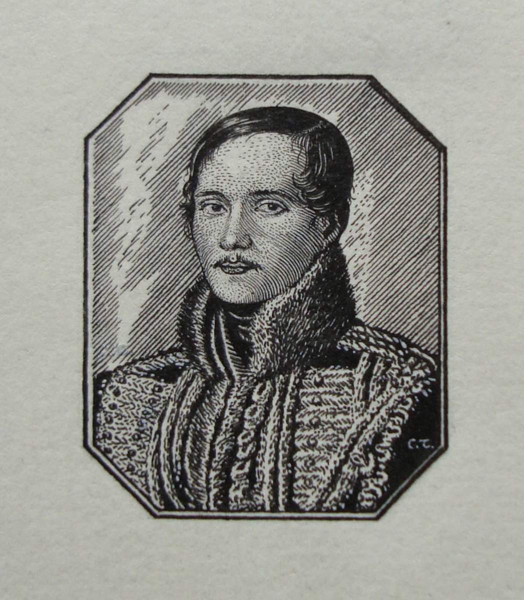 Портрет М. Ю. Лермонтова, Sergey Chekhonin, 1919 (?)