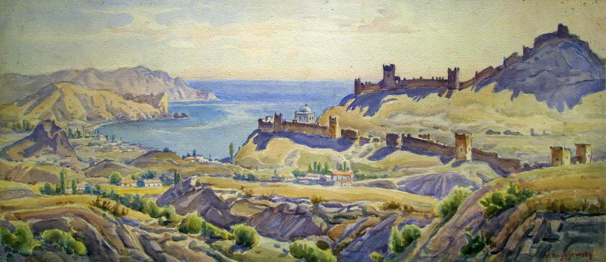 Генуэзская крепость, Konstantin Bogaevsky, 1920s