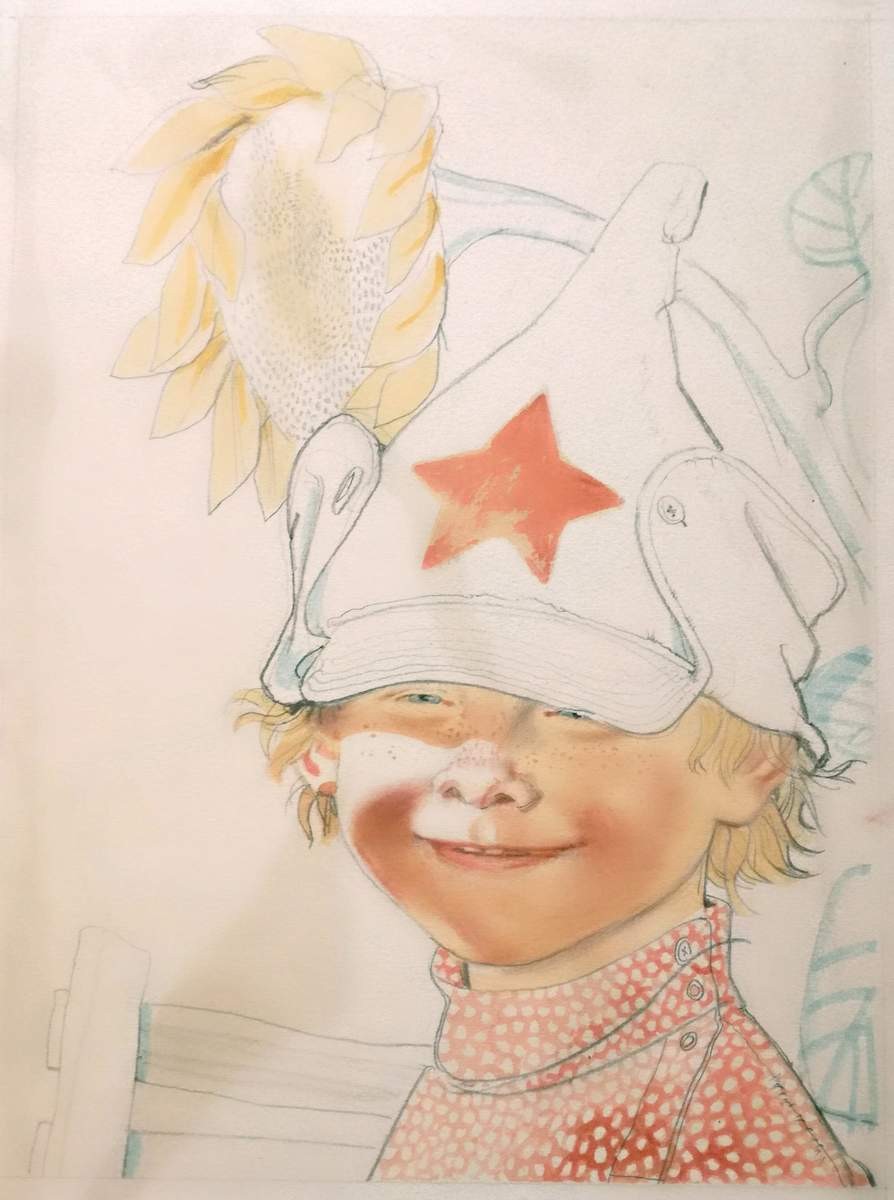 Иллюстрация к книге М. А. Шолохова «Федотка и другие», Anatoliy Grigoryevich Slepkov, 1987