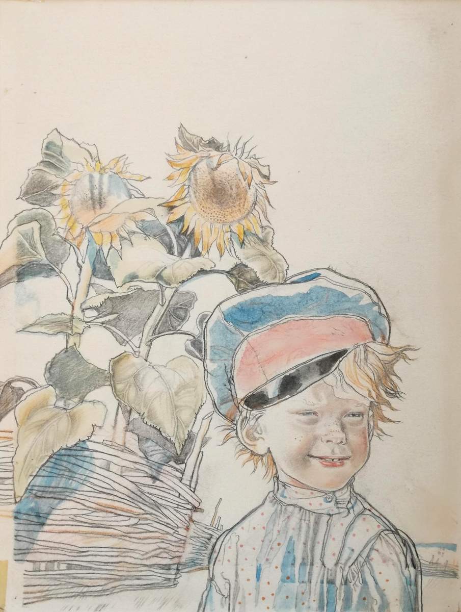 Обложка к книге М. А. Шолохова «Федотка и другие», Anatoliy Grigoryevich Slepkov, 1987