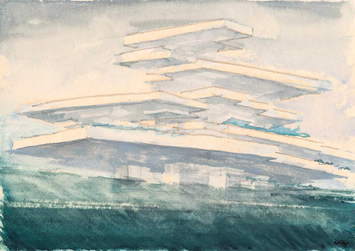 Парящие плоскости, Lazar Markovich Khidekel, late 1930s