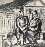 Юрий Гагарин с матерью