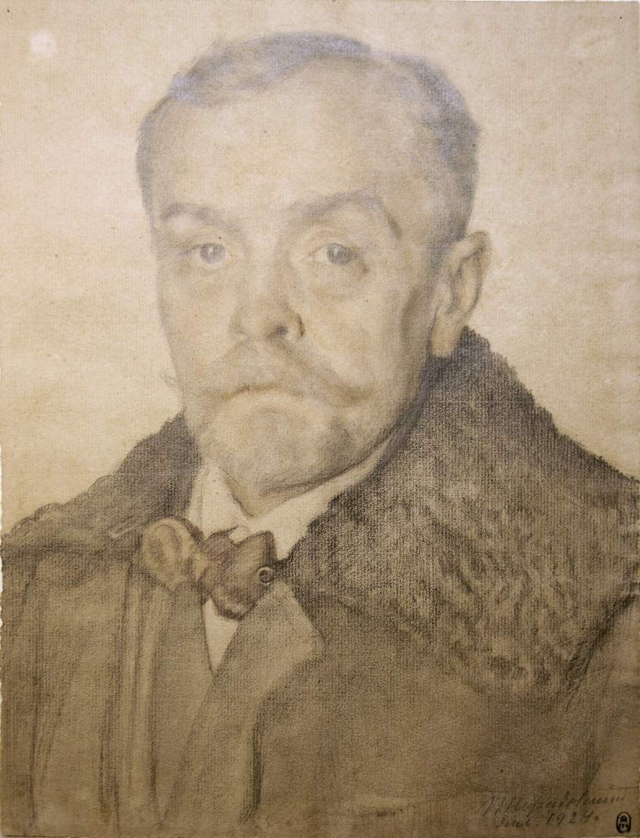 Портрет художника А. А. Рылова, Нерадовский Петр Иванович, 1924