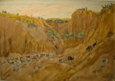 Крым. Kозы в каньонах