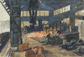 «Красный Путиловец» (Путиловский завод) в Ленинграде. Мартеновский цех