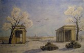 Ленинград. Смольный и танки