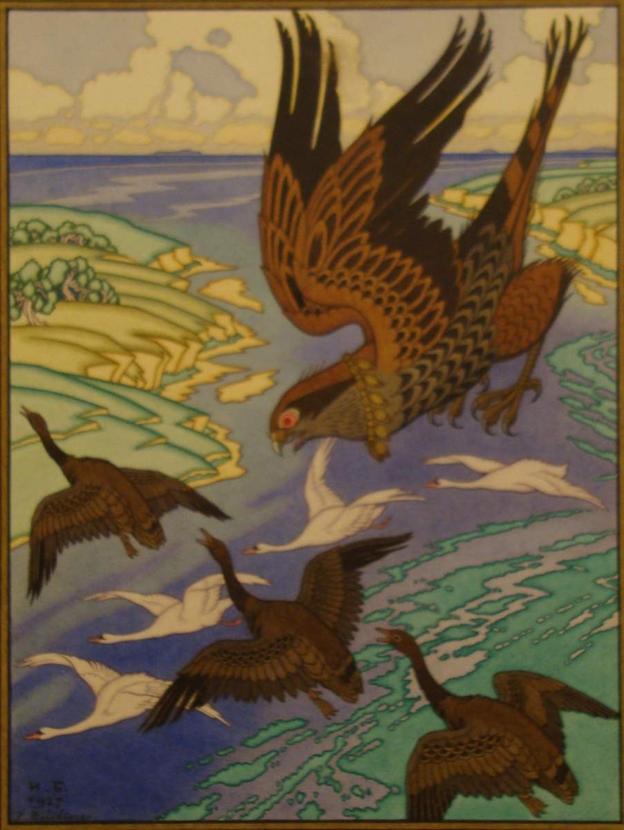 Былина "Вольга", Ivan Bilibin, 1927