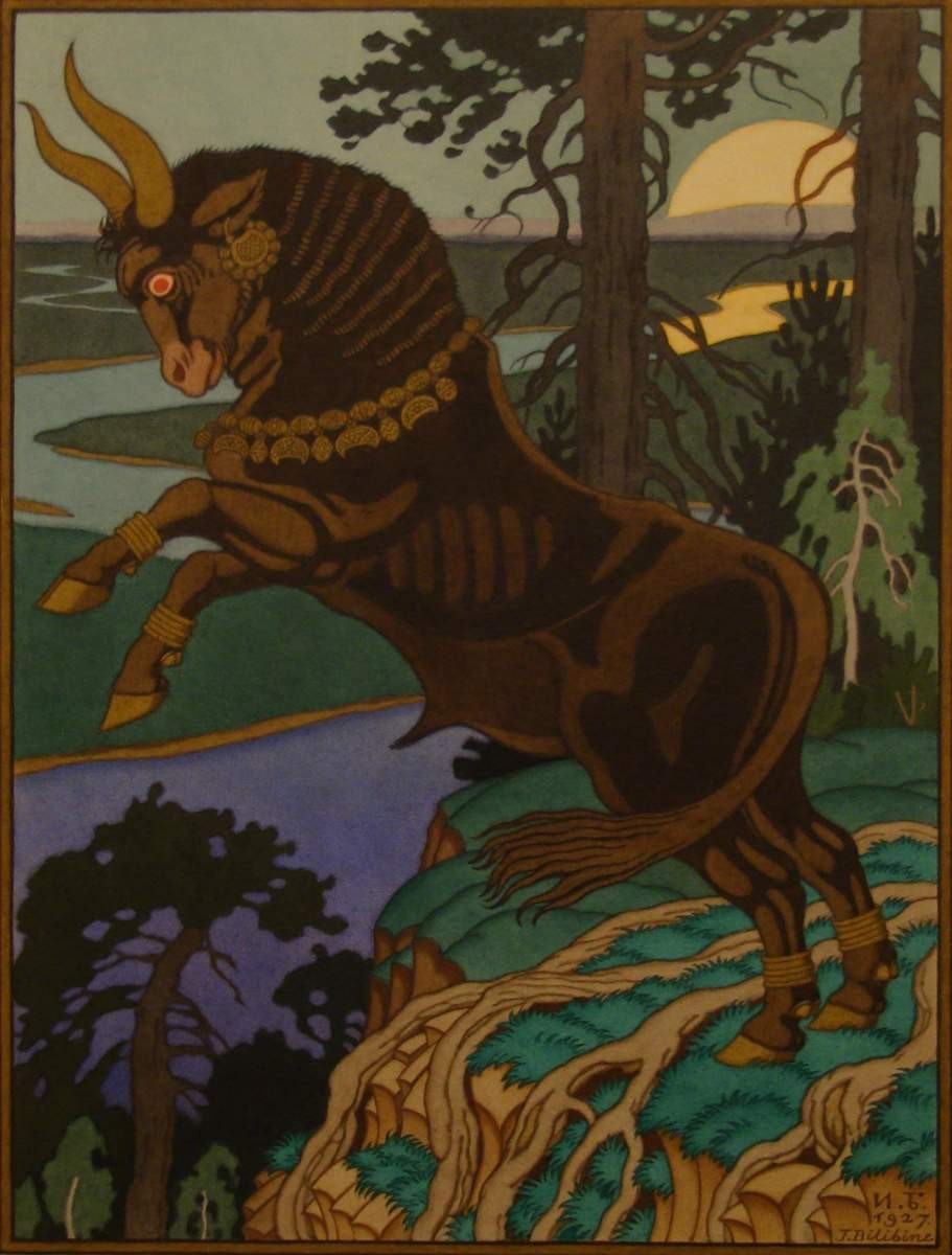 Былина "Вольга", Ivan Bilibin, 1927