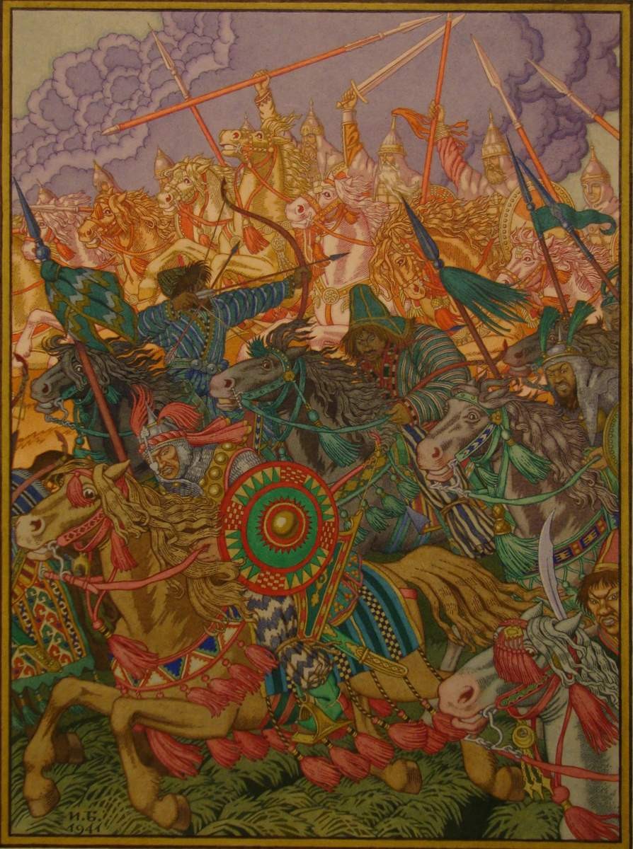 Куликовская битва, Ivan Bilibin, 1941