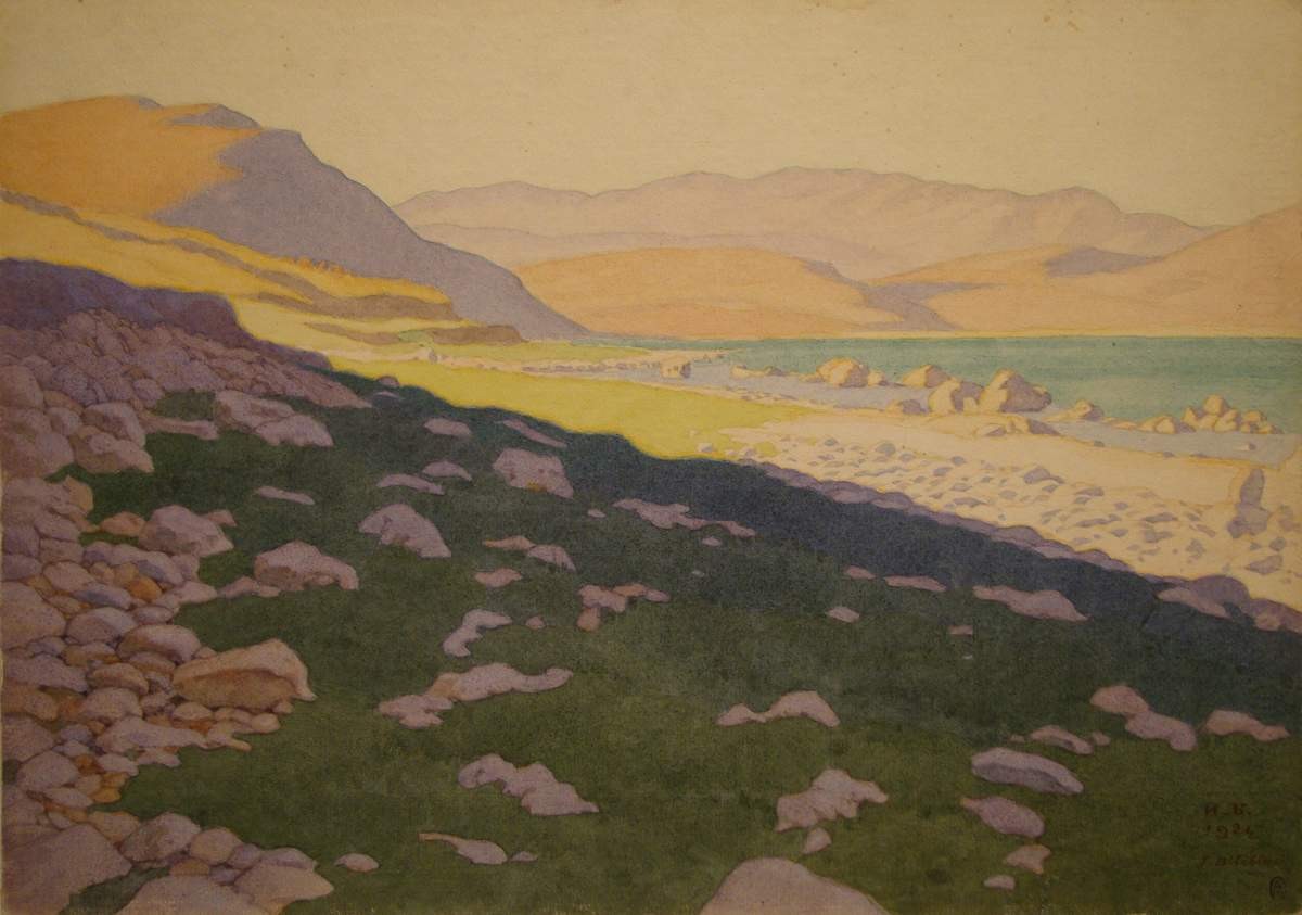 Палестина. Тивериадское озеро, Ivan Bilibin, 1924