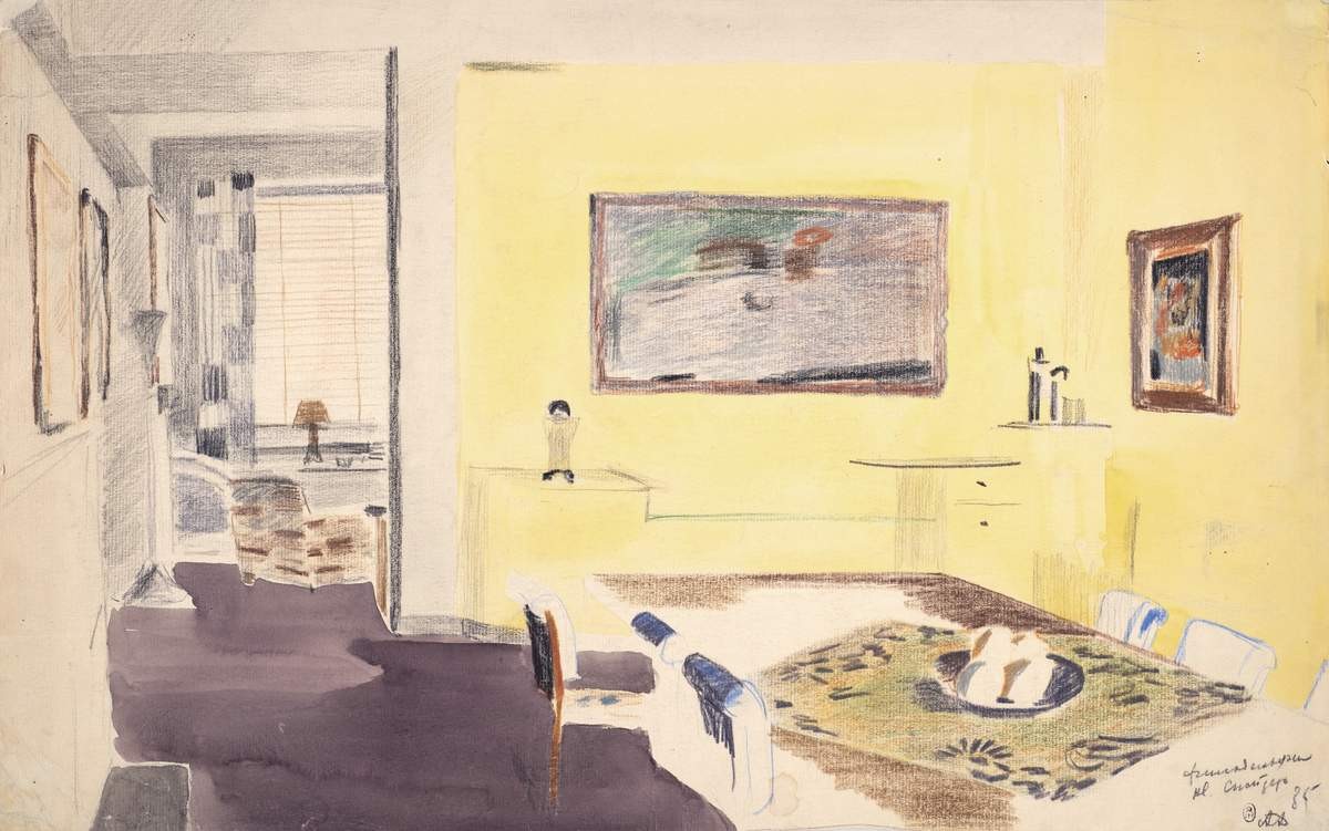Интерьер. Филадельфия, Aleksandr Deyneka, 1935