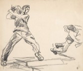 Набросок к картине «Оборона Севастополя»