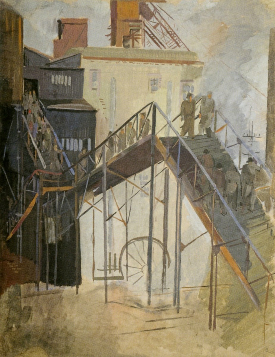 Вход в шахты, Vyacheslav Pakulin, 1931