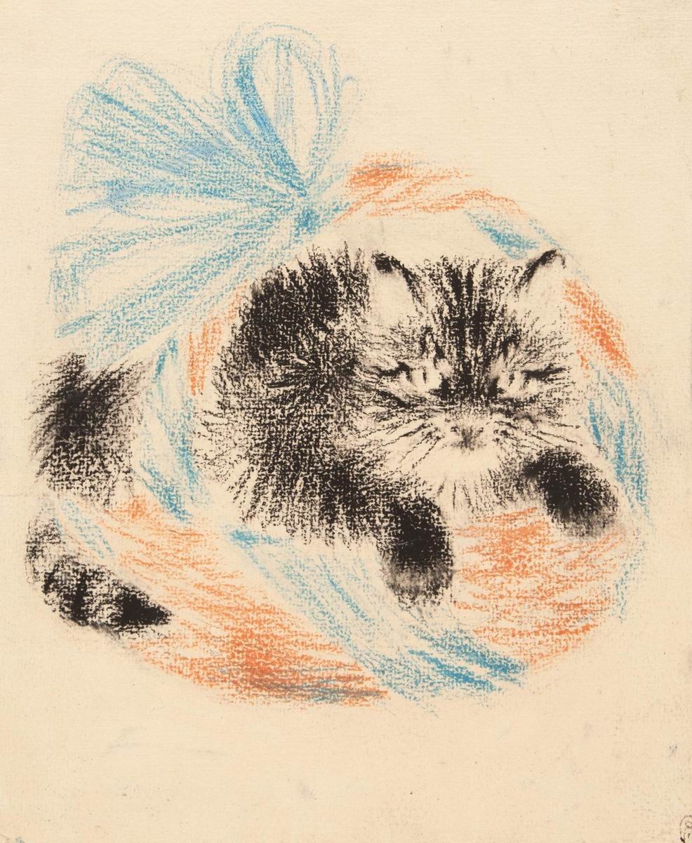 Иллюстрация к книге С. Я. Маршака «Усатый полосатый», Vladimir Lebedev, 1931