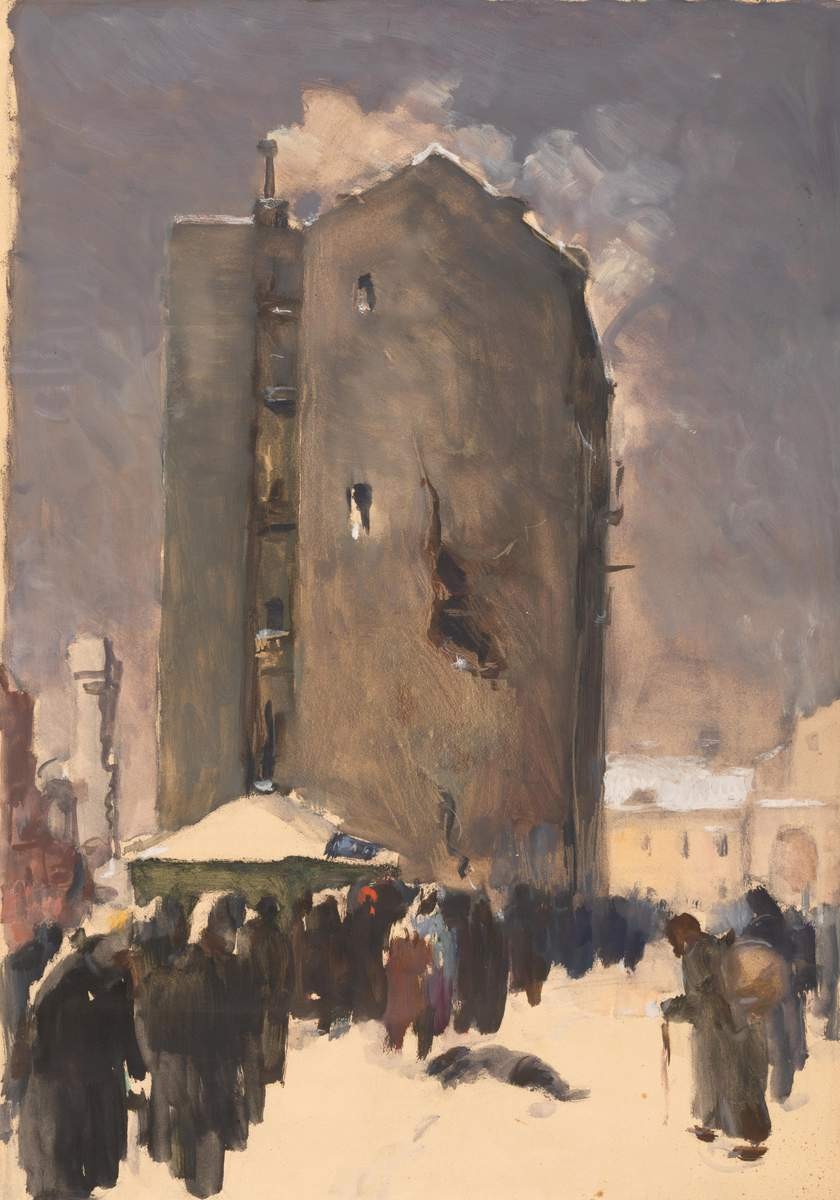 Очередь за хлебом (Ленинград. Зима 1941–1942), Yaroslav Nikolaev, 1942