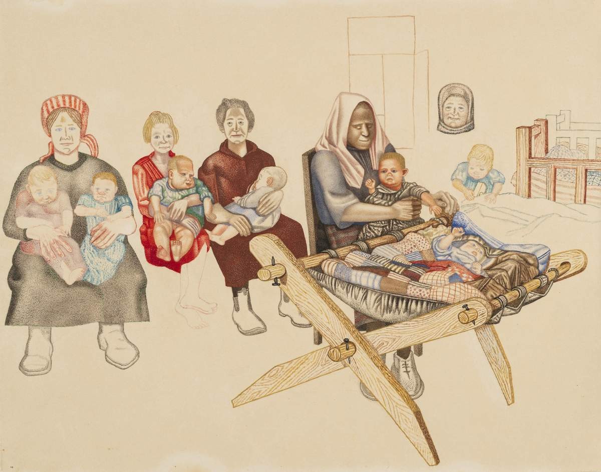 Ясли. Kоммуна «Новый путь» Нижегородского края, Yevgeny Kibrik, 1930–1931