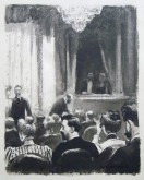 Театр. Иллюстрация к рассказу А. П. Чехова «Дама с собачкой»