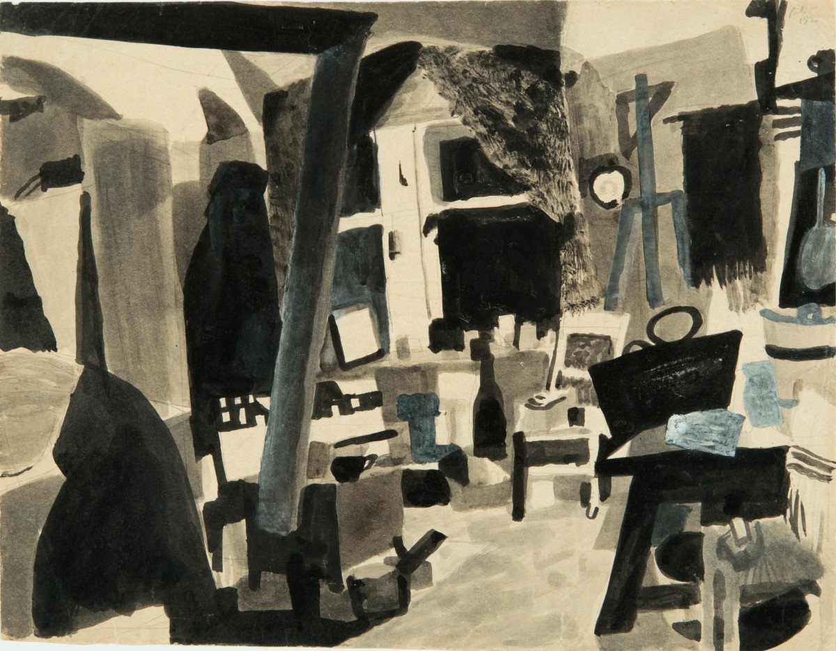 Мастерская, Vladimir Lebedev, 1921