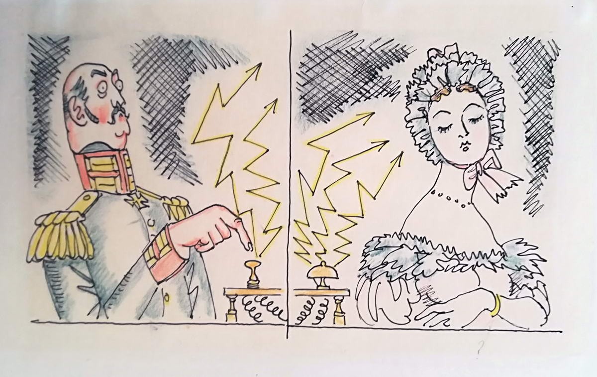 Заставка к I главе книги Ю.Тынянова "Малолетный Витушишников", Nikolay Kuzmin, 1959-1966