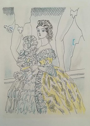 Прогулка по галерее Аполлона. Иллюстрация к 1 главе книги Ю.Тынянова "Малолетный Витушишников"