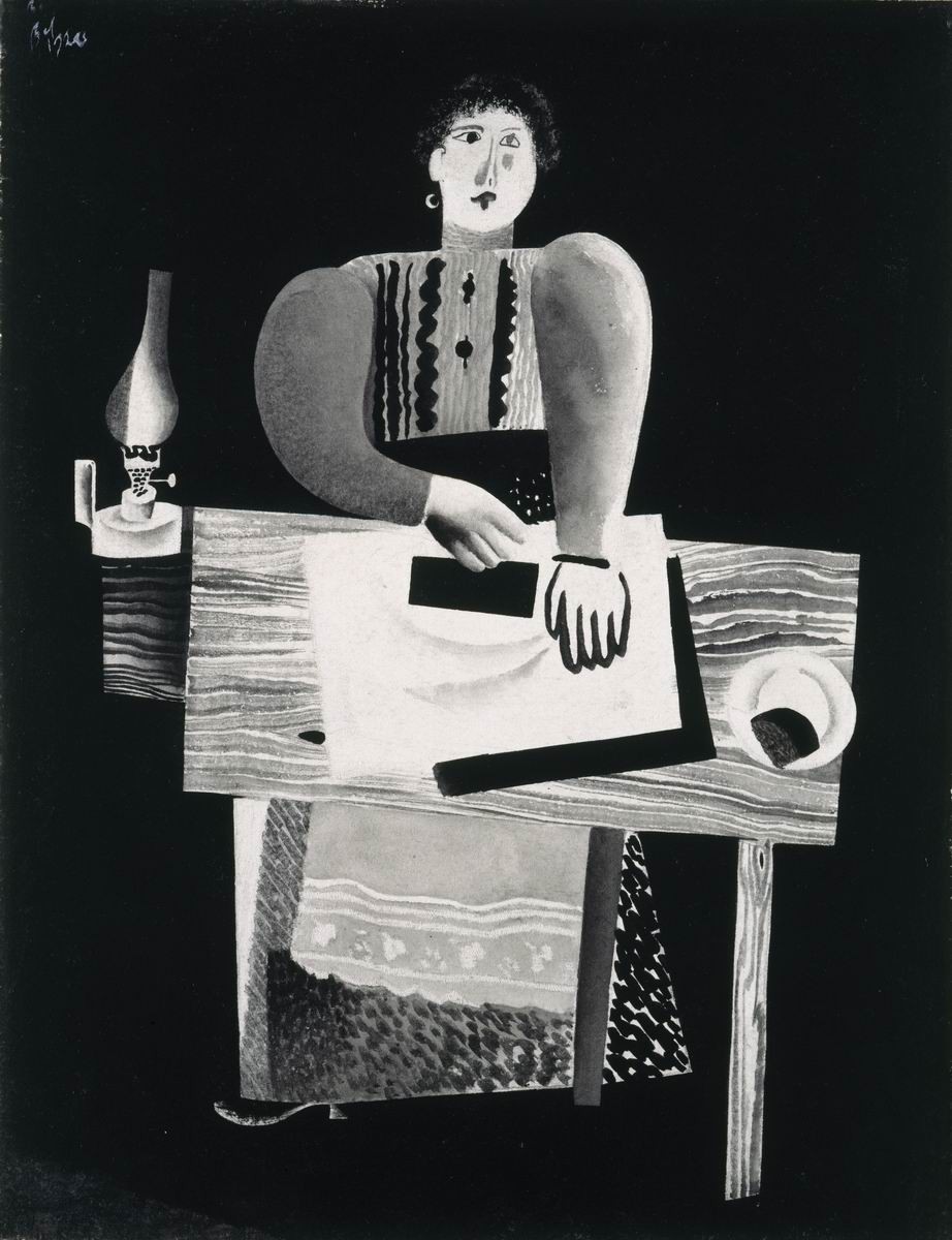 Гладильщица, Vladimir Lebedev, 1920