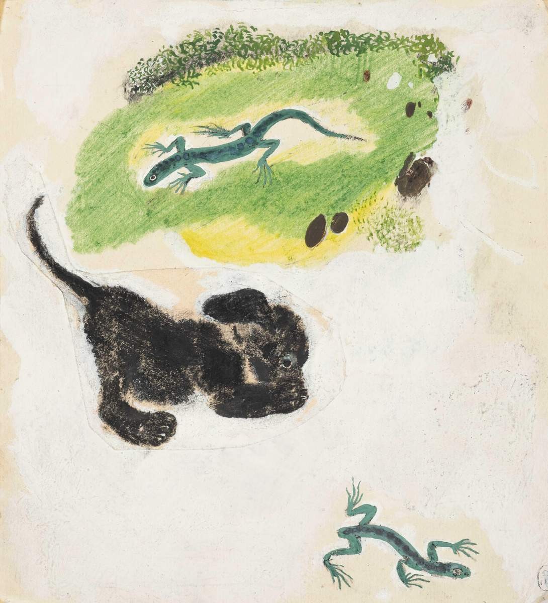 Иллюстрация к книге В. В. Бианки «Первая охота», Yevgeny Charushin, 1931
