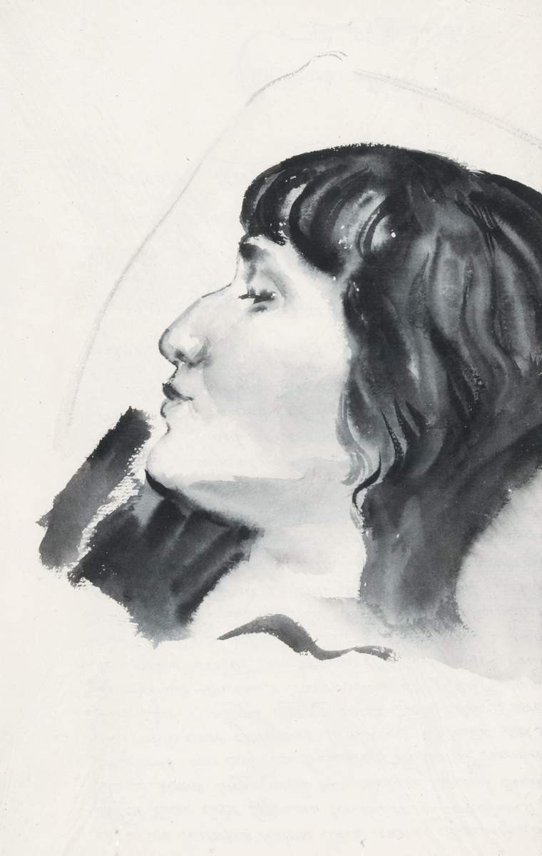 А. А. Ахматова, Nikolay Tyrsa, 1928