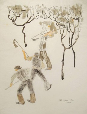 Окапывают апельсины