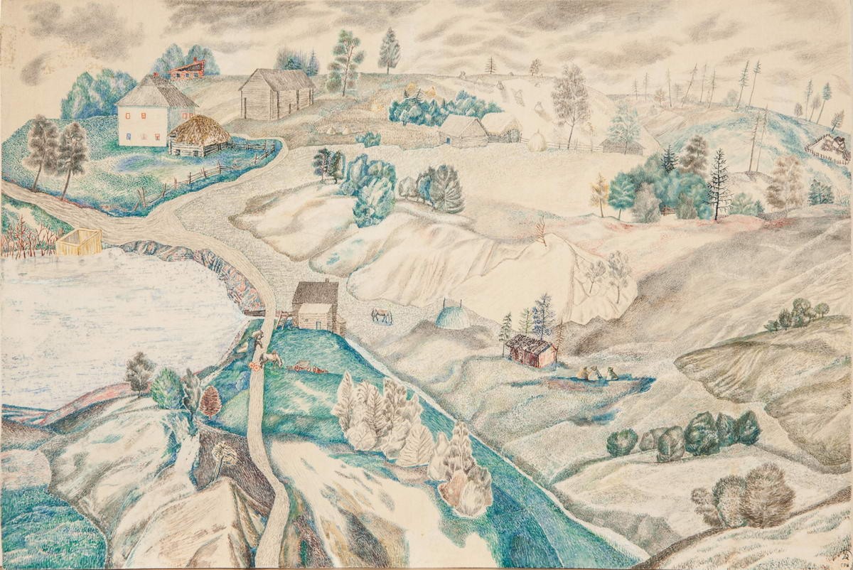 Междуречье между Волгой и Камой, Pavel Kondratyev, 1930