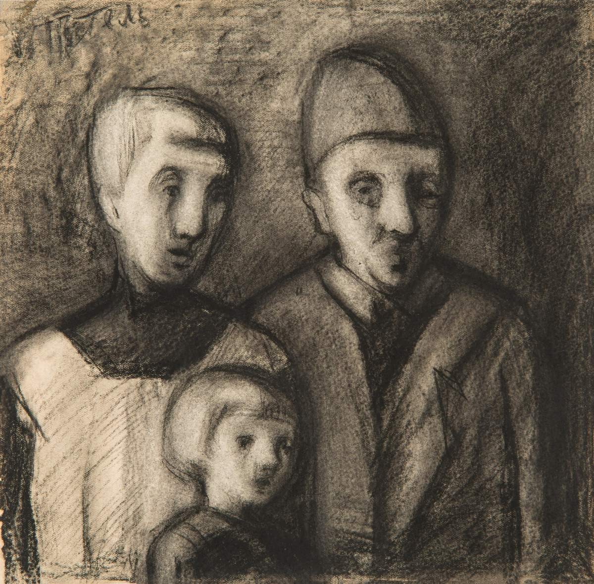 Семейный портрет, Vera Pestel, 1922