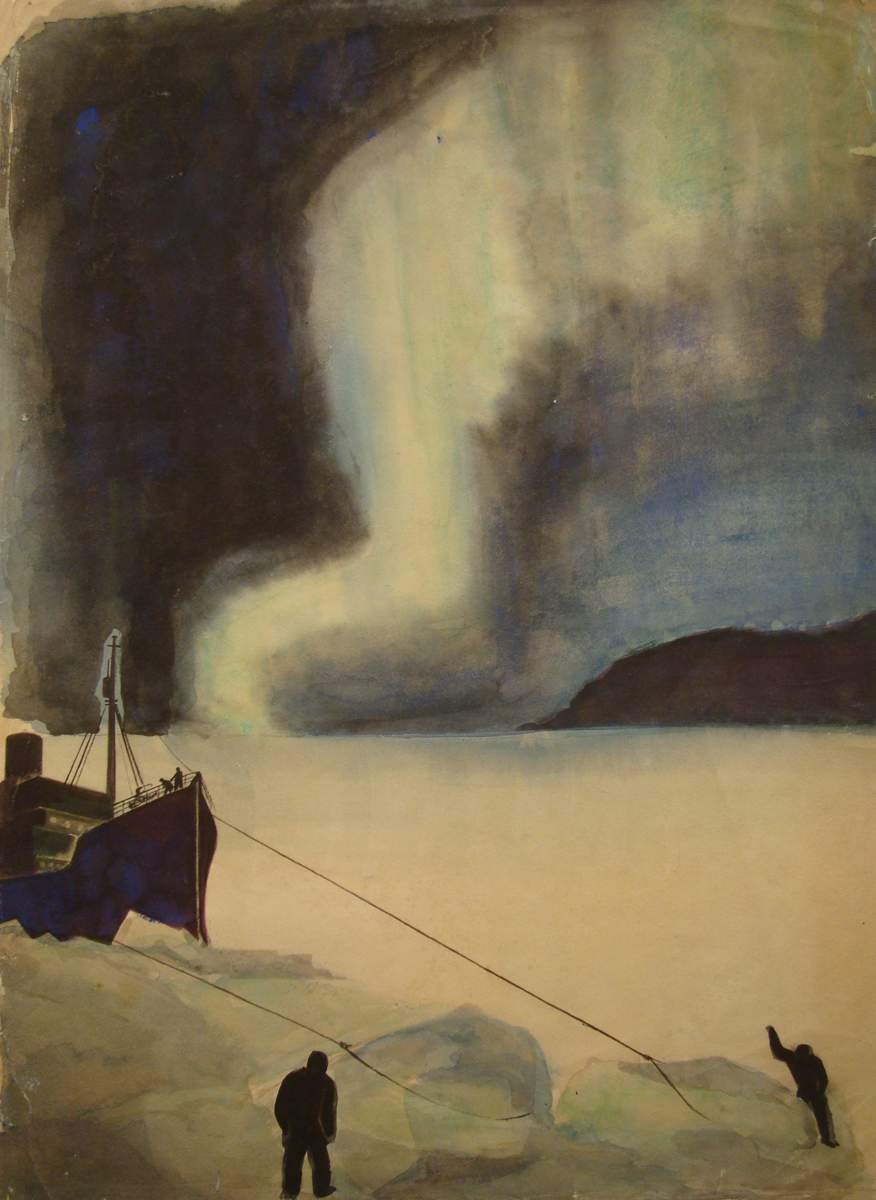Подтягивание на тросах, Fyodor Pavlovich Reshetnikov, 1934 (?)