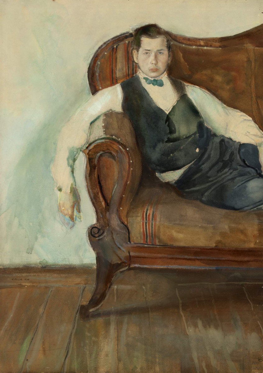 Автопортрет, Konstantin Somov, 1898