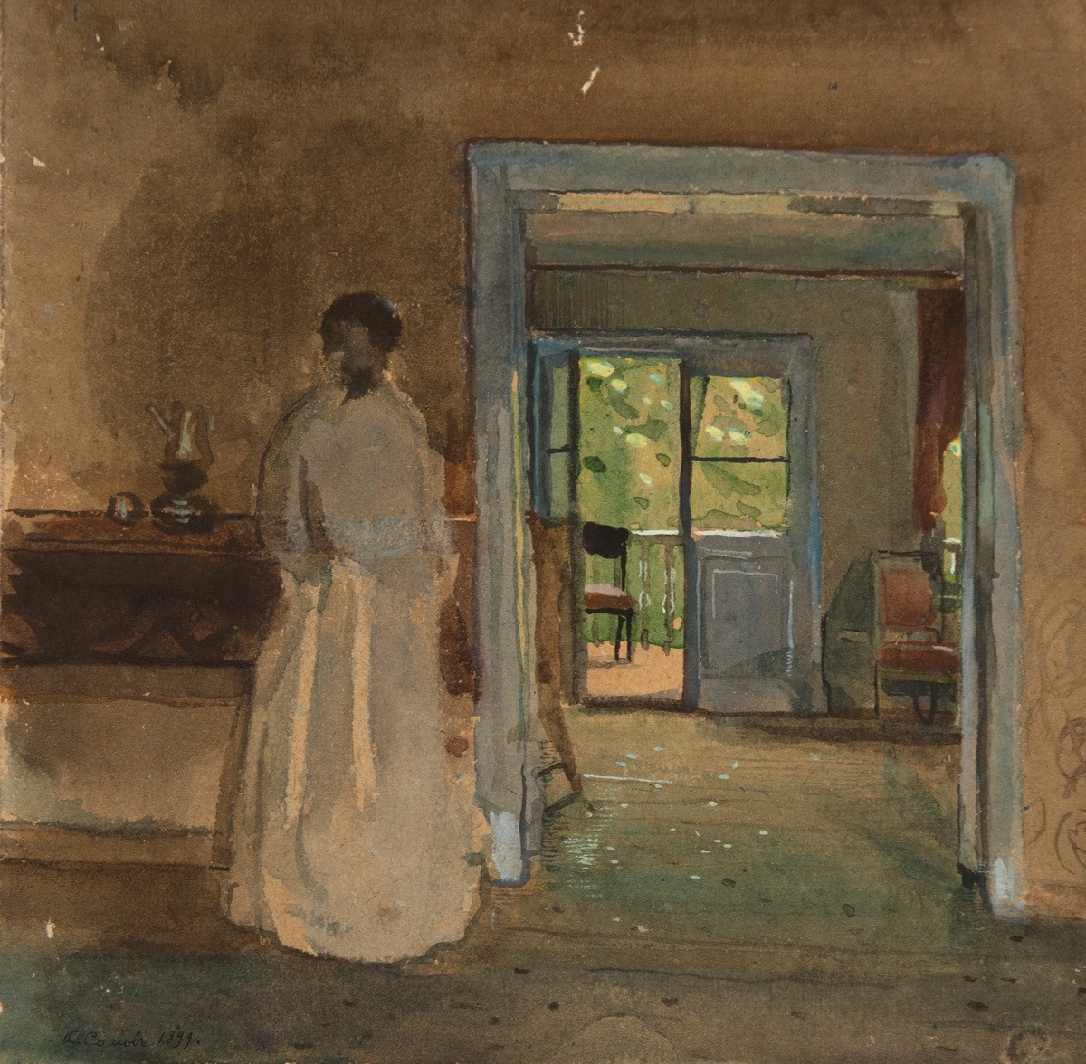 "Echo du temps passe", Konstantin Somov, 1899